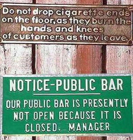 Funny Sign  on Funny Bar Signs Jpg